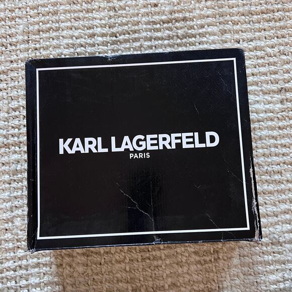 KARL LAGERFELD PARIS Women's Pomona Buckled Booties Sz 5.5 - Picture 2 of 7